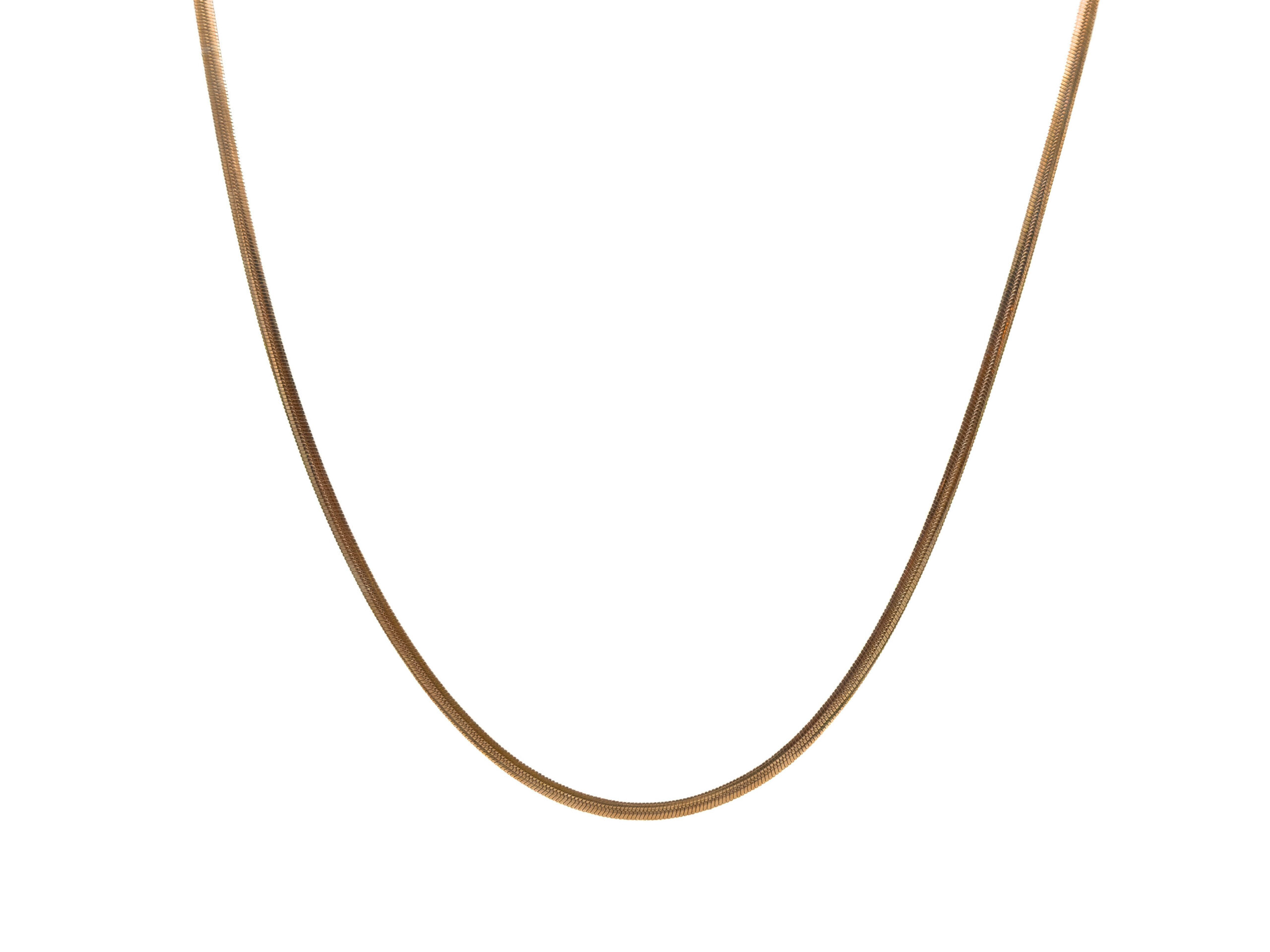 Collana snake mini rosato