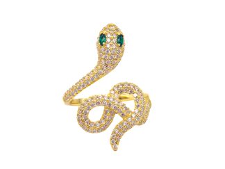 Anello serpente dorato