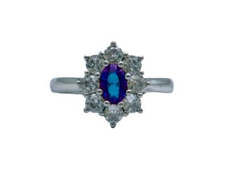 Anello Kate mod. 2 blu argento