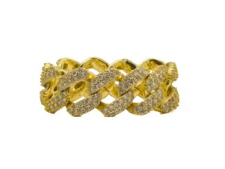 Anello catena dorato