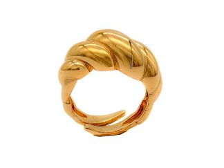 Anello croissant dorato