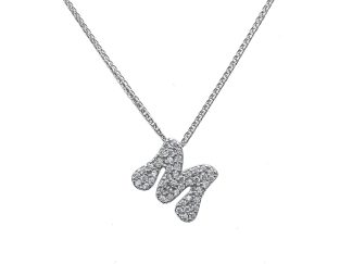Collana bubble iniziale argento