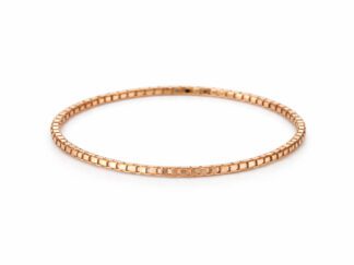 Anello catena veneziana oro rosa