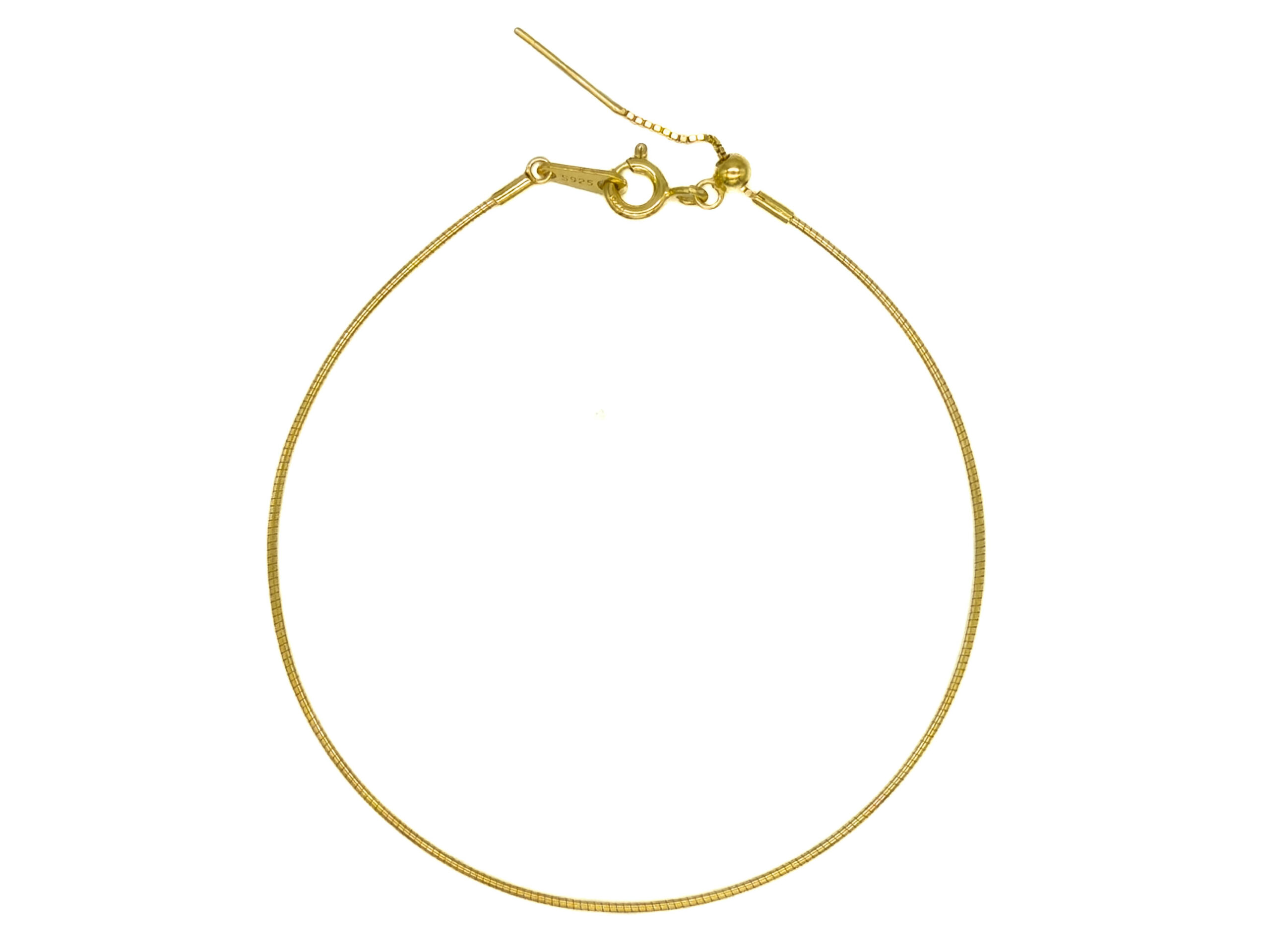 Bracciale coda di topo dorato