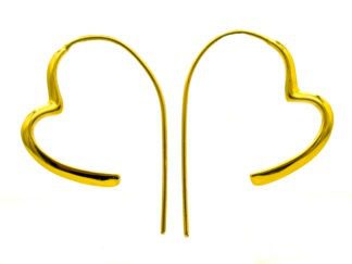 Orecchini amo cuore dorato