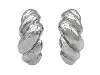 Orecchini brioches argento