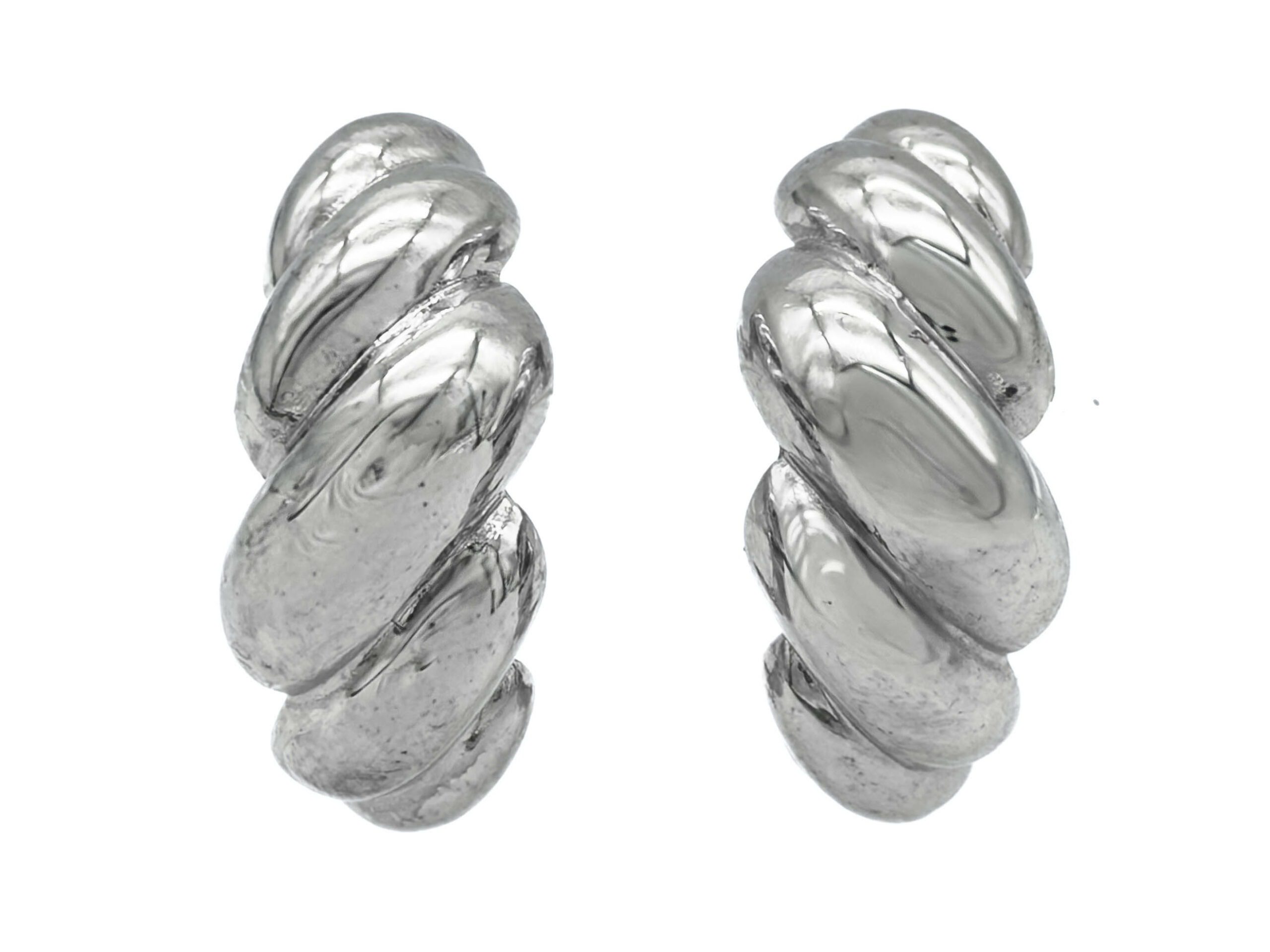 Orecchini brioches argento