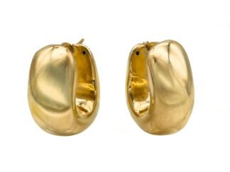 Orecchini cerchio chuncky dorato