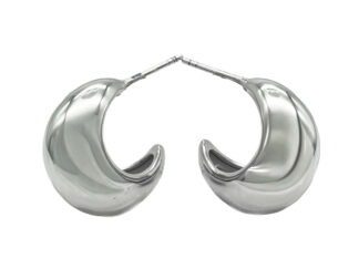 Orecchini mezzaluna argento