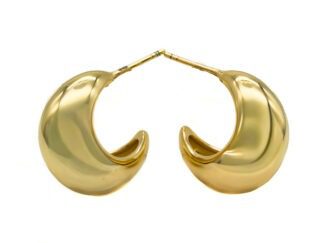 Orecchini mezzaluna dorato