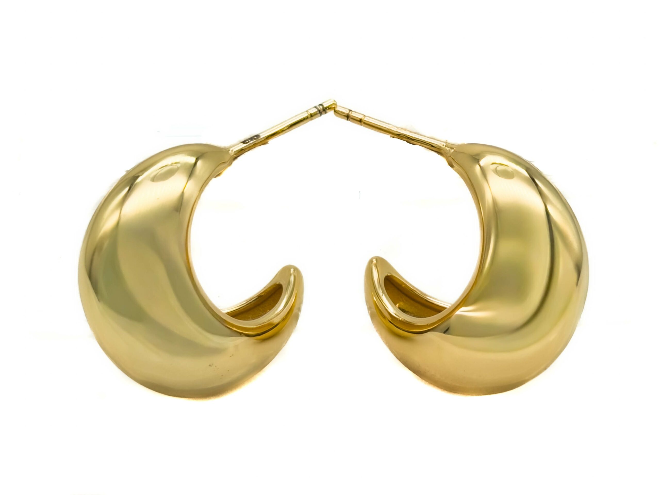 Orecchini mezzaluna dorato