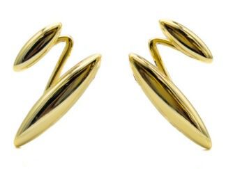 Orecchini wave dorato